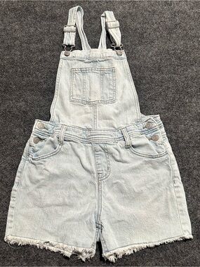 Cat & Jack Light Wash Denim Short Overalls